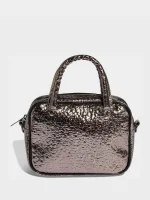 Adidas originals Grey Metallic Handbag Back in