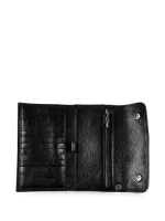 Chrome Hearts Big Wave Zip-Pocket Wallet Open in