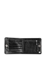 Chrome Hearts Grainy Leather Wallet Open in