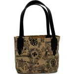 Chrome Hearts Handle Graphic Beach Bag