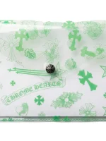 Chrome Hearts Logo Print Transparent Pouch Zoom in
