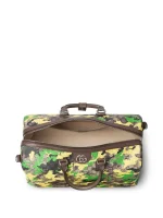 Gucci Camouflage Luggage Open in