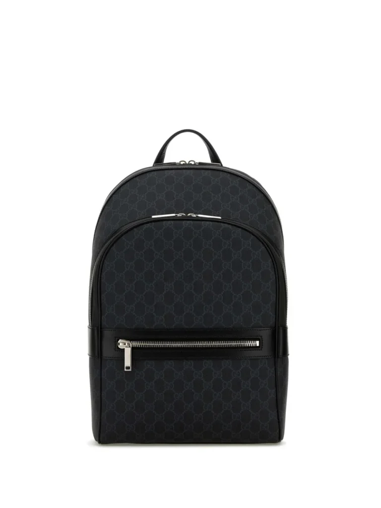 Gucci Monogram Pattern Canvas Backpack