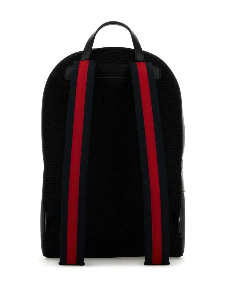 Gucci Monogram Pattern Canvas Backpack Back in
