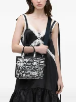 Marc Jacobs Small Punk Scribble Canvas Tote Bag in Pose