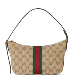 Small Lunetta Gucci Canvas Shoulder Bag